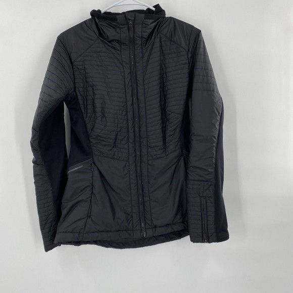 ATHLETA Full Zipped Black Women's Jacket Sz Small - Picture 2 of 4